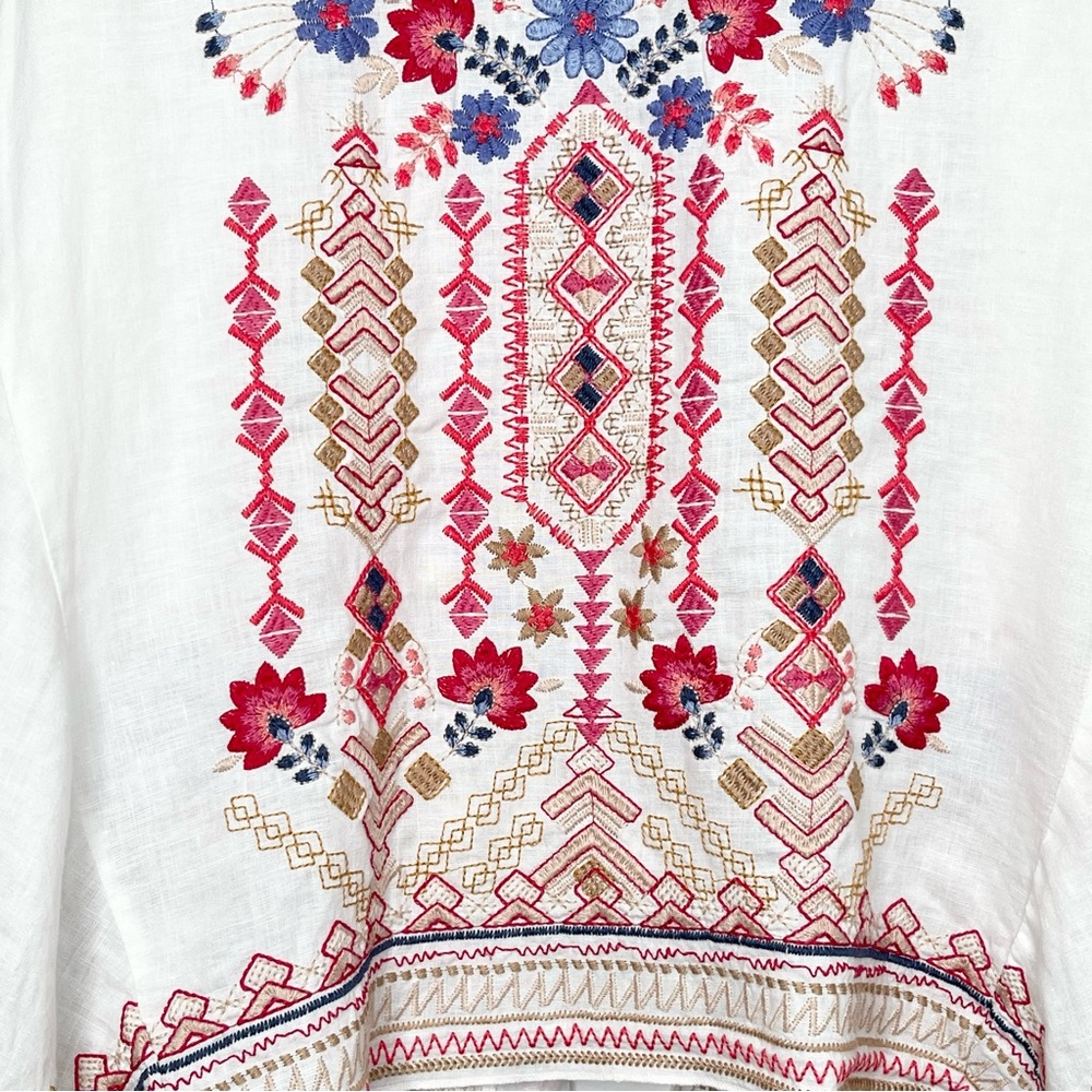 Johnny Was Frédérique Cardigan Fully Embroidered Size M RARE! - Picture 8 of 8